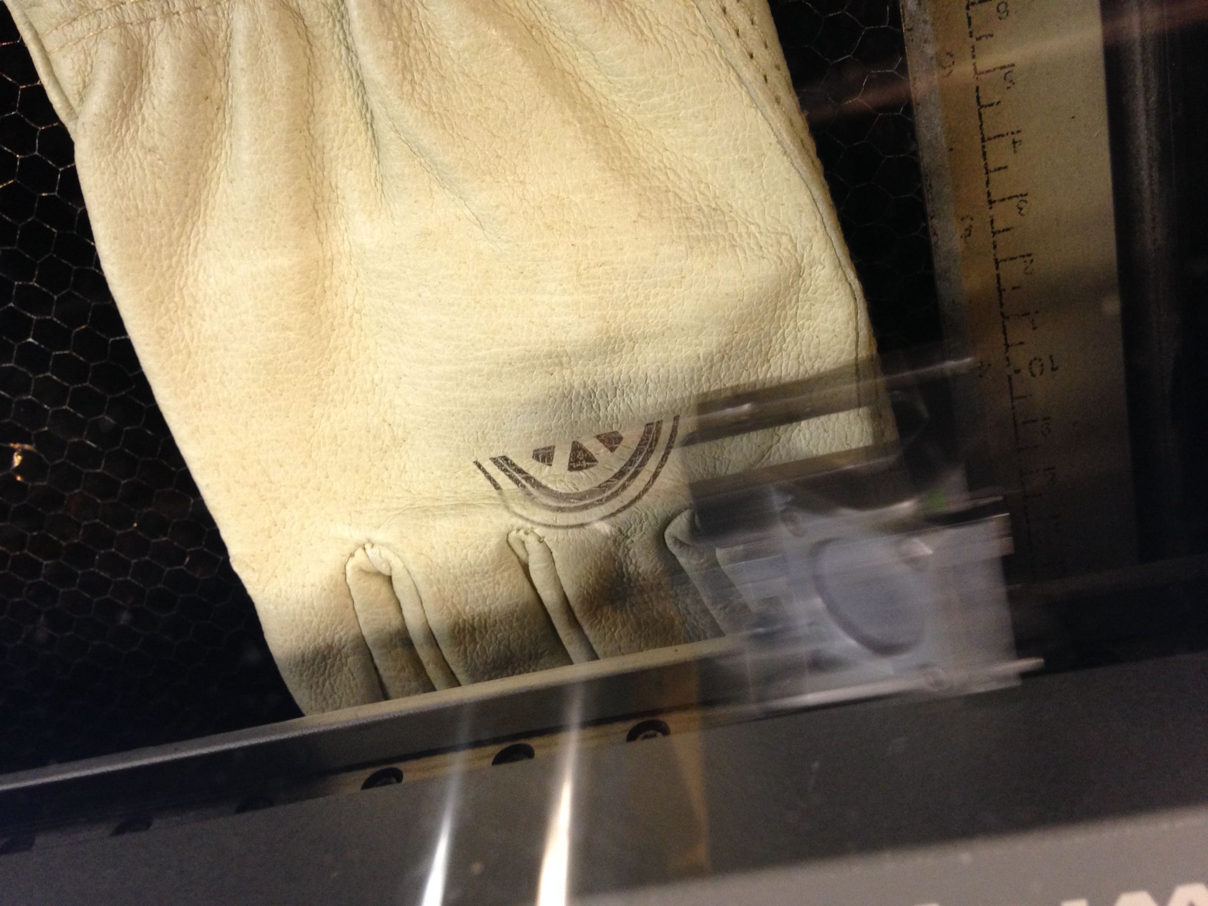 Laser Etch Leather Gloves 4 Steps Instructables