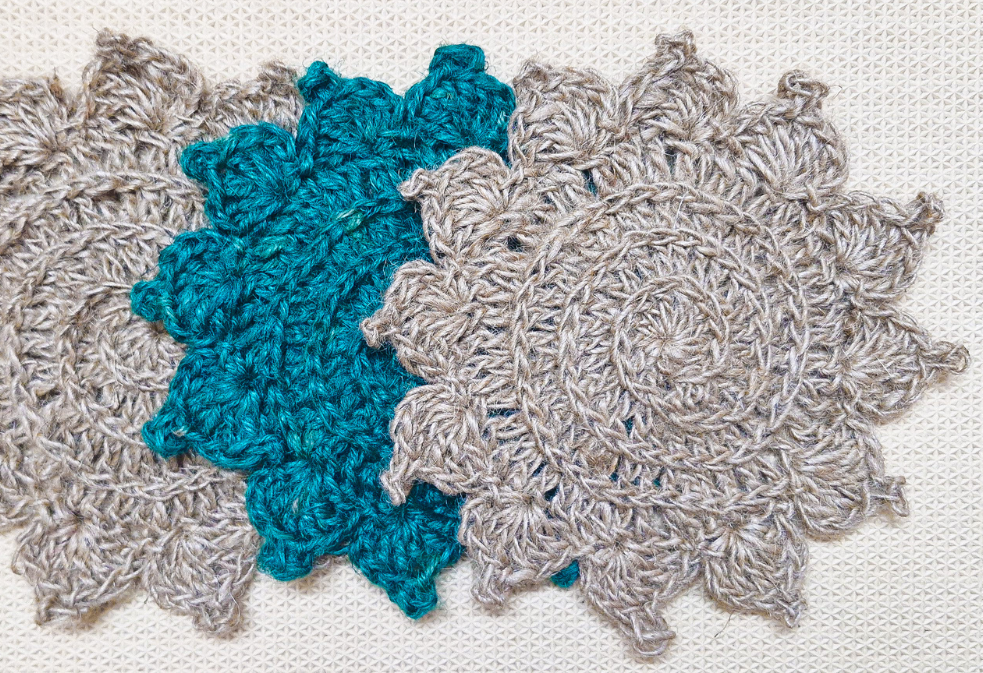 Easy Crochet Ridge Jute Twine Coaster