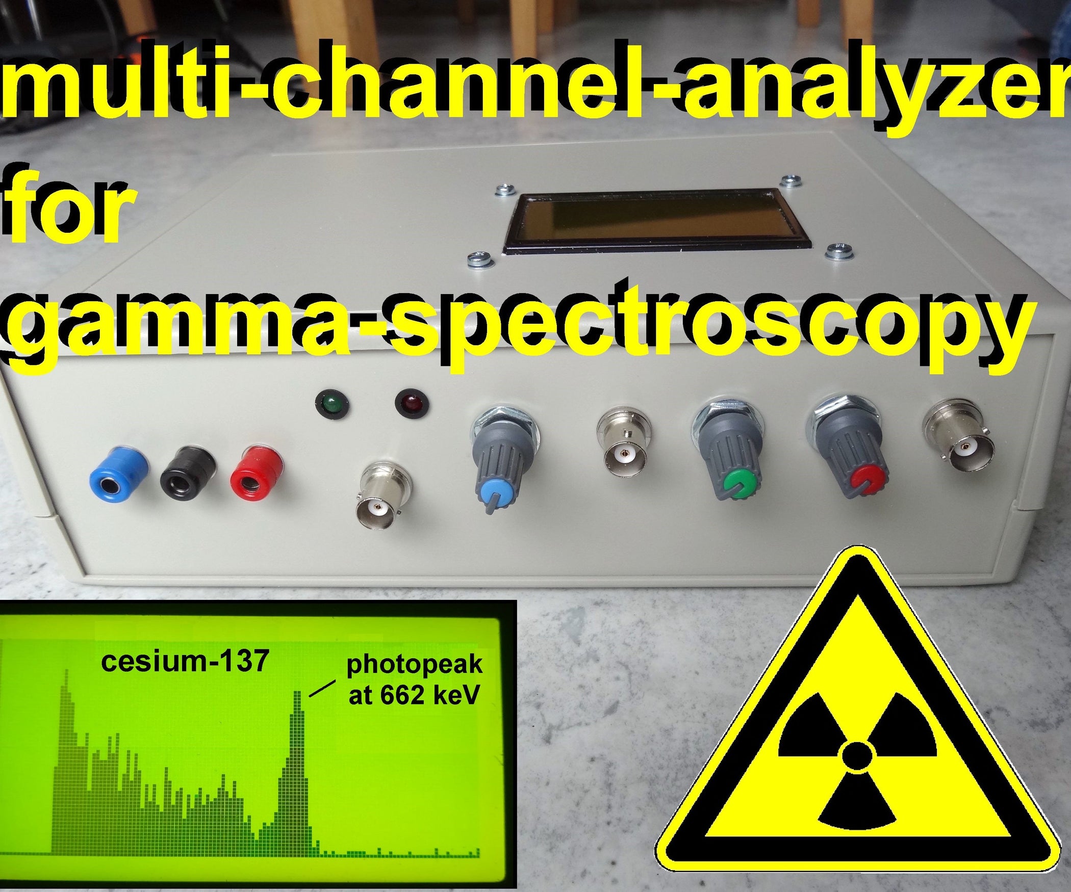 Multi Channel Analyzer for Gamma Spectroscopy With Arduino & Theremino ...