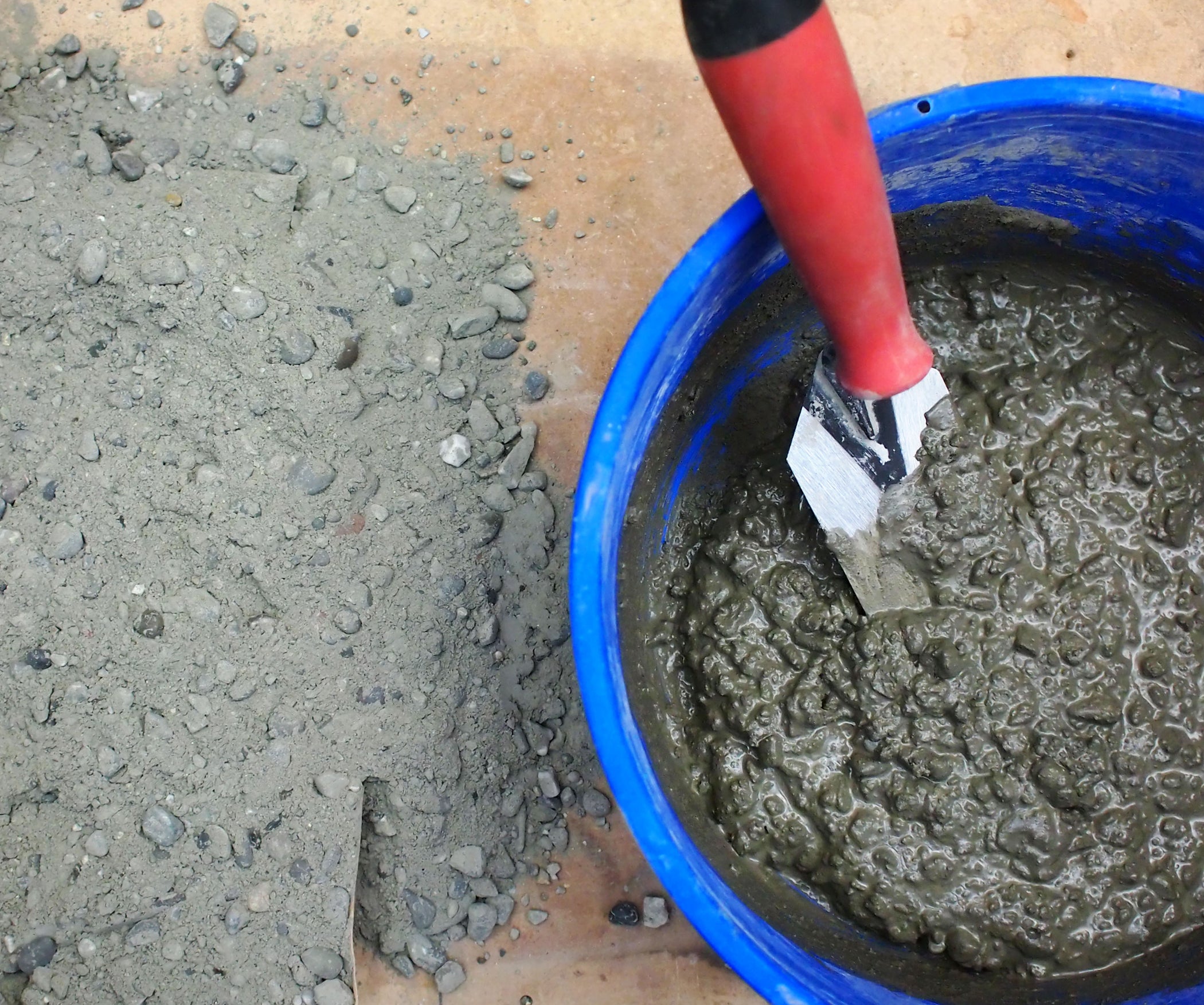 Mixing + Pouring Concrete 11 Steps Instructables