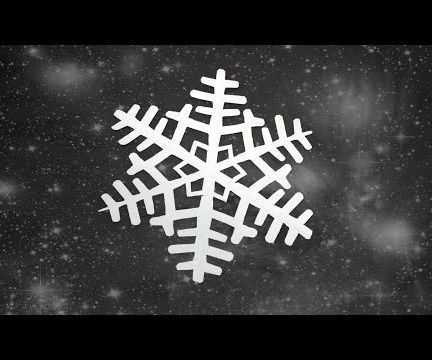 DIY Paper Snowflakes 2 | Paper Snowflake - Winter Craft 2