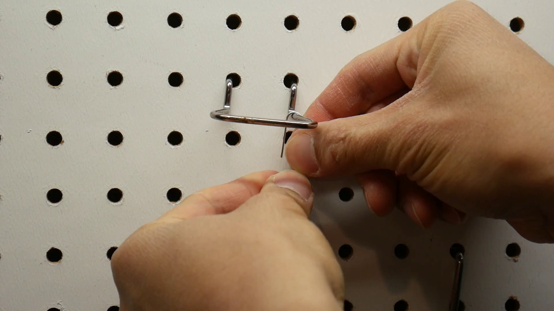 Keep Pegboard Hooks From Falling Out, How to Quickly Secure Any