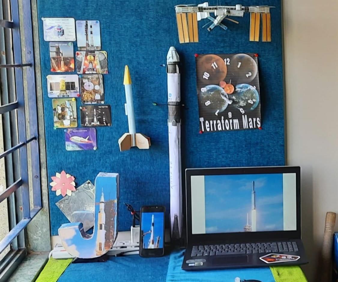 My 3D Rocket Inspired Initial