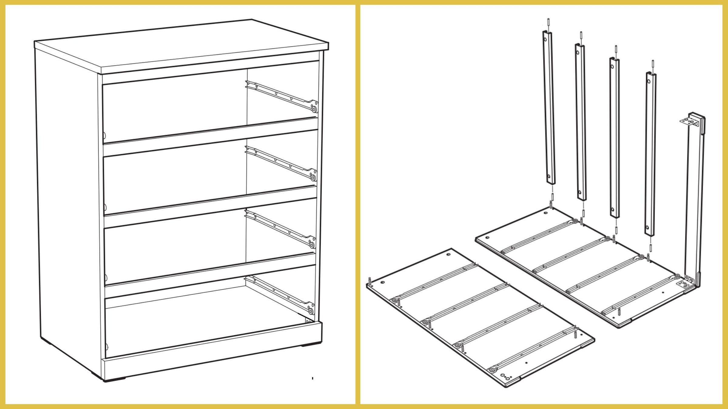 3D Printer Enclosure Using IKEA MALM Chest of Drawers 12 Steps (with