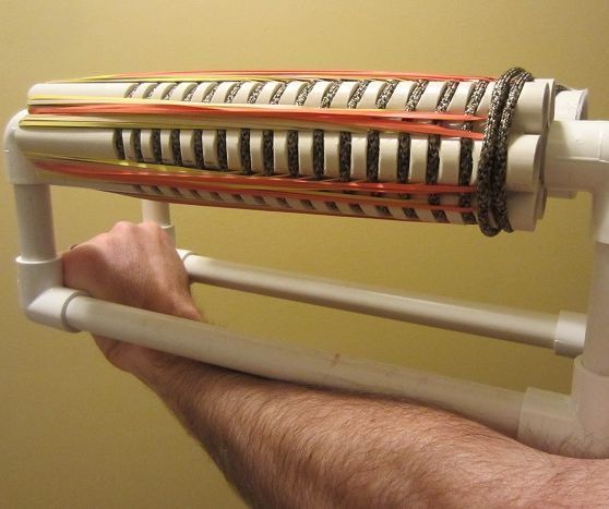 How to Make a PVC Rubber Band Machine Gun Gatling Gun - PVC Pipe Projects