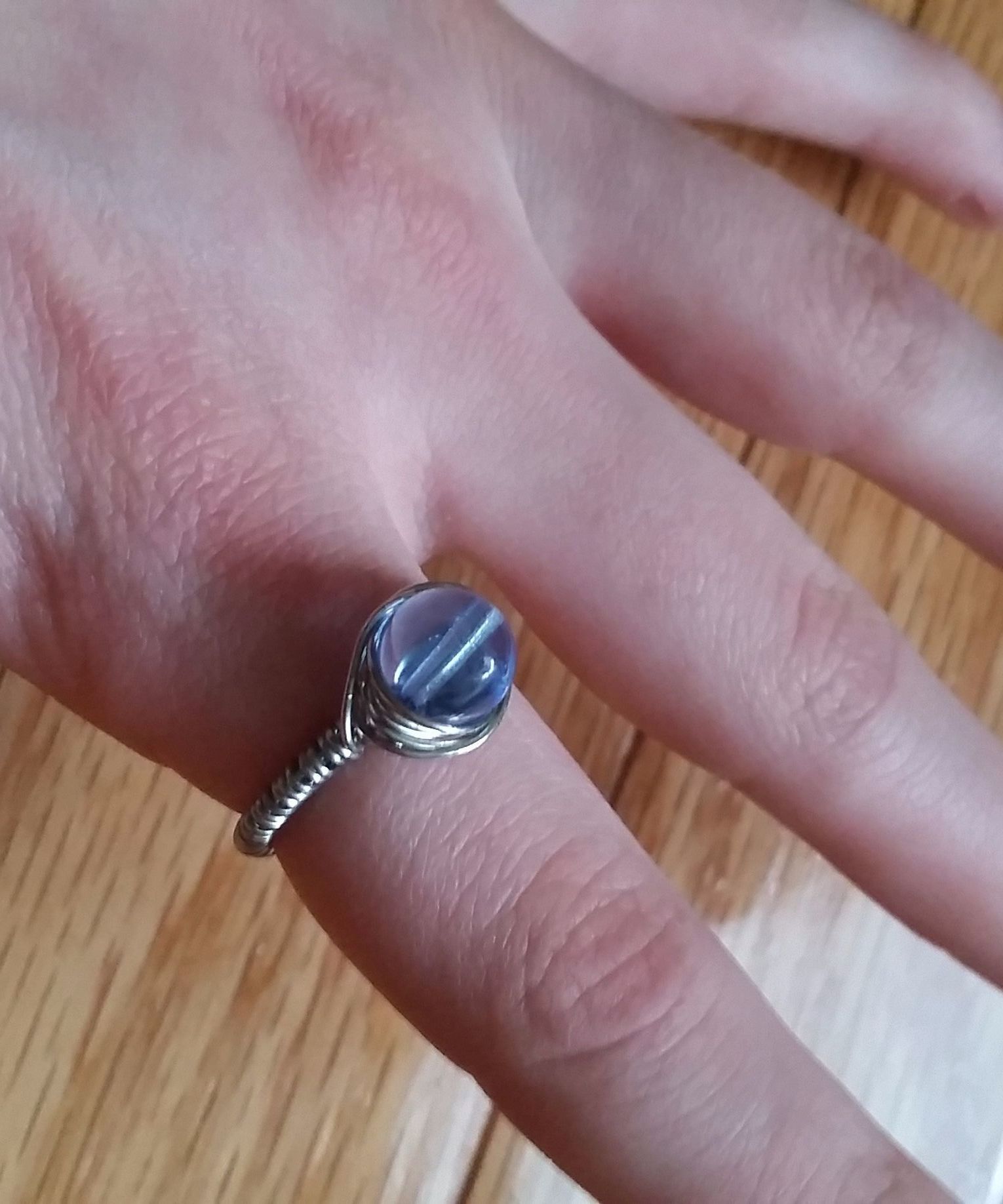 Simple Wire-Wrapped Ring