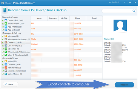 Export & Print Contacts