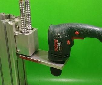 Homemade Drill Press Table DIY Bench Drilling Aluminium Alloy Machine