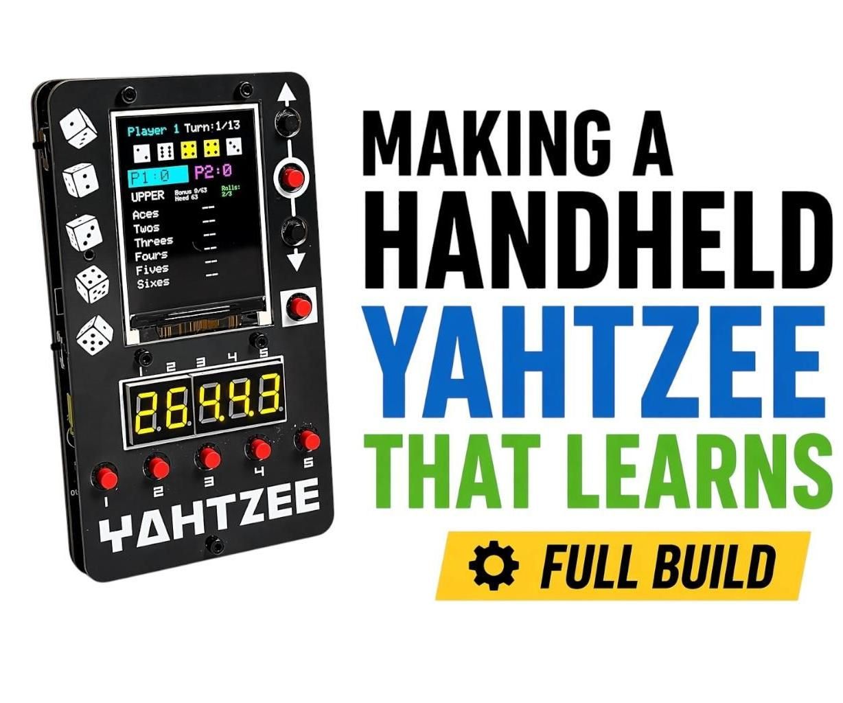 Yahtzee - Raspberry Pi Handheld Game