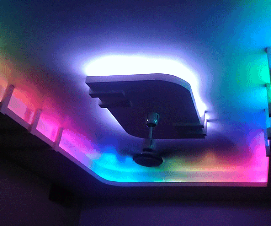 Decorate Room Ceiling With Neopixel/FastLed Strip