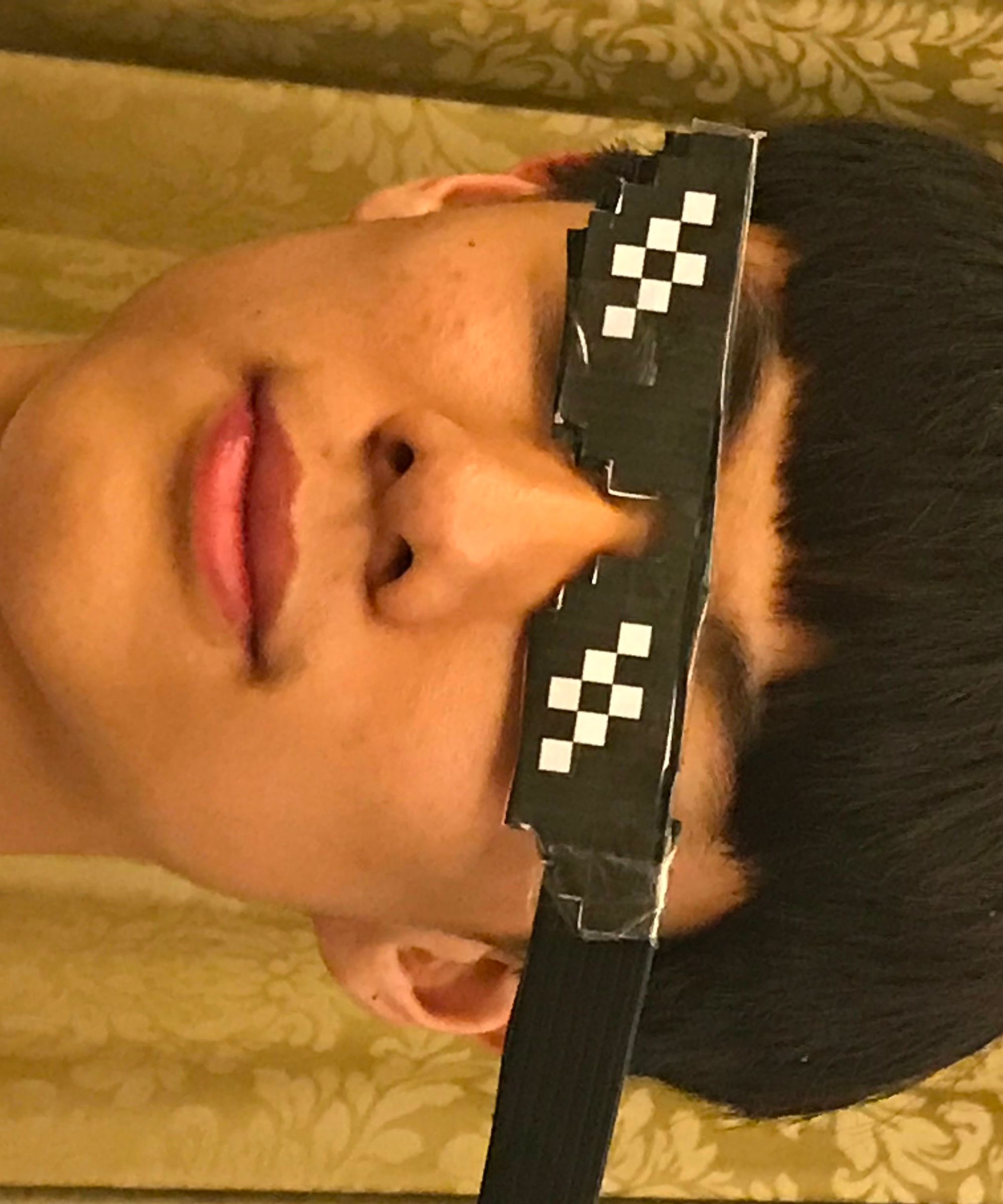 Deal With It Eye Shield (for Vision Adaptation When Waking Up)