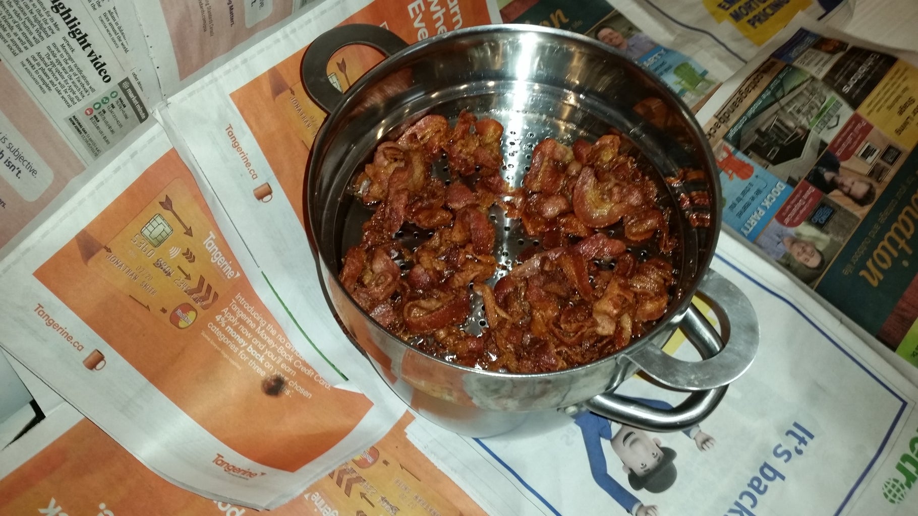 how to cook bacon in a pot