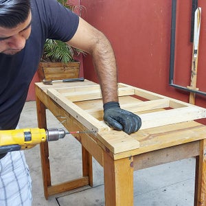 Making the Main Frames of the Wooden Utility Cart