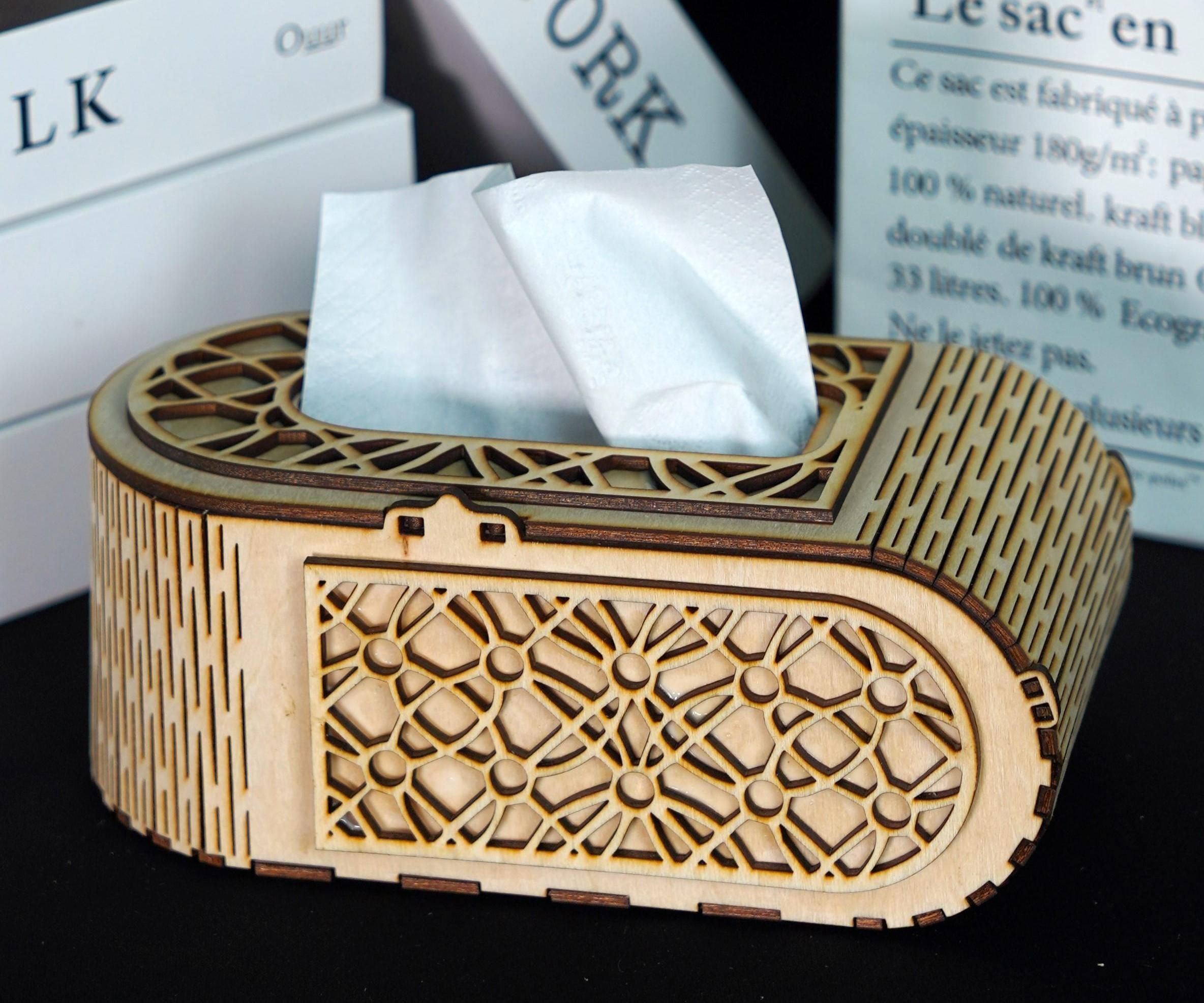 Laser Cut Perpetual Tissue Box
