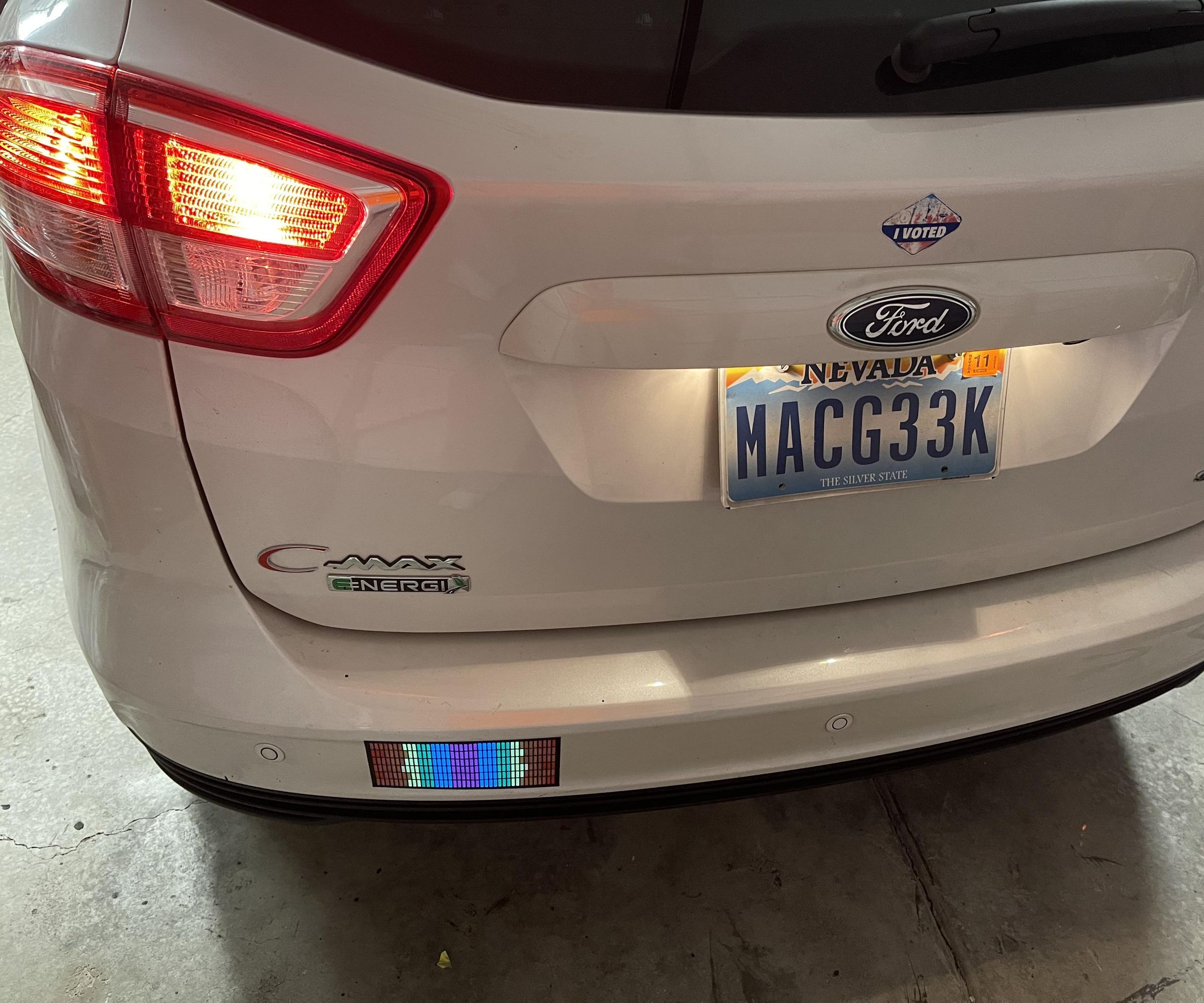 Electroluminescent Bumper Sticker *UPDATE*