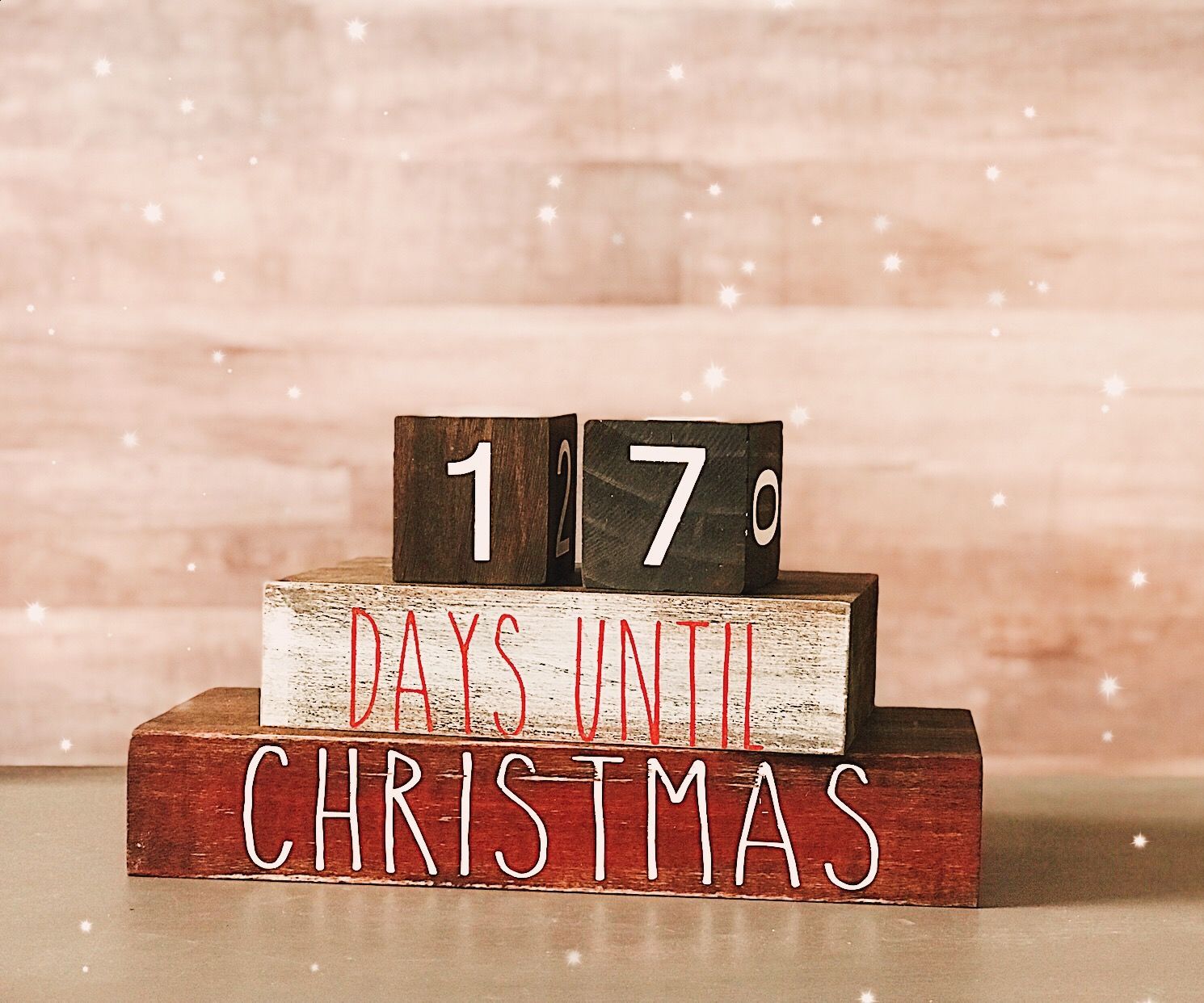 Christmas Countdown Blocks