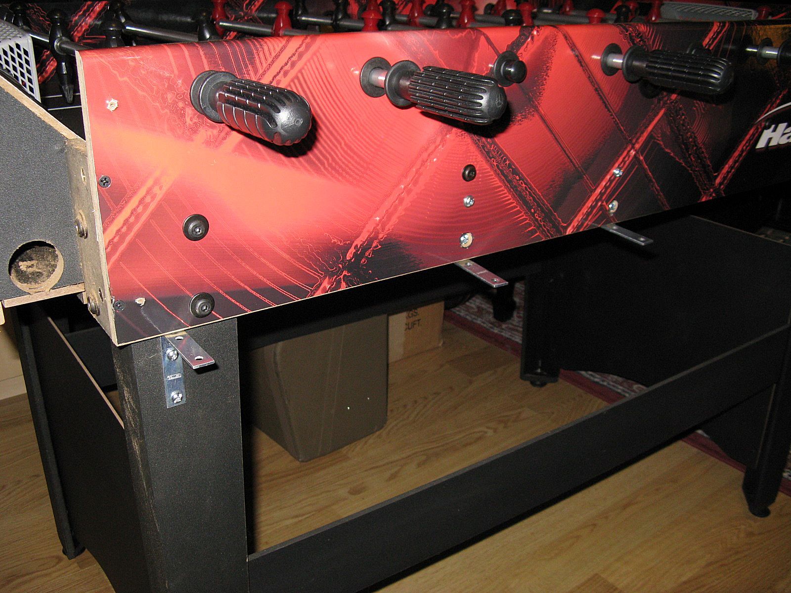 Add Side Ball Returns Your Halex/Franklin Foosball Table 33 Steps