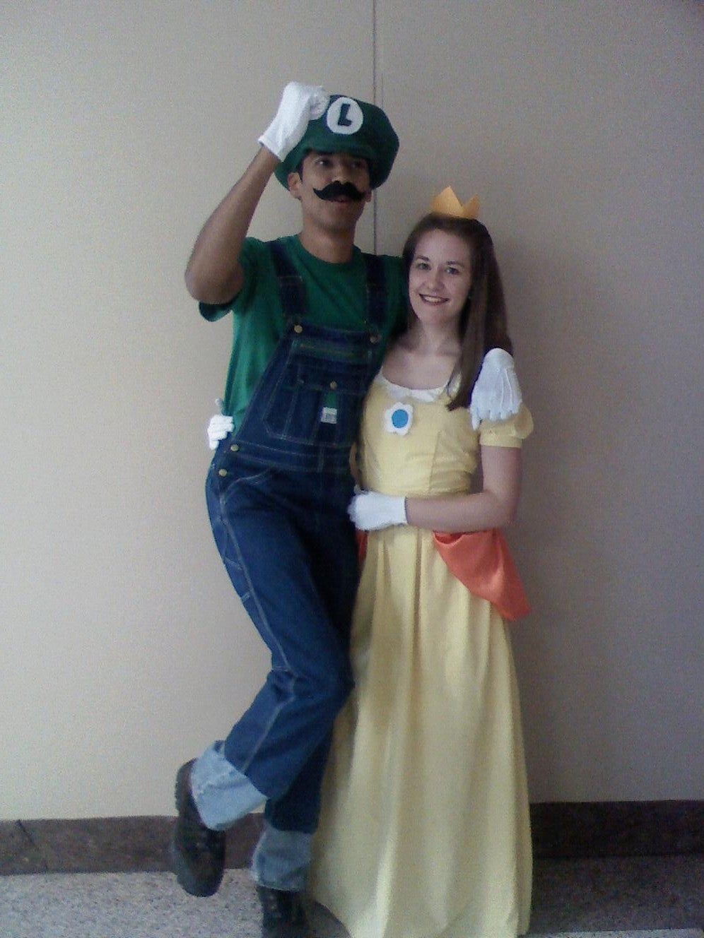 Luigi and Princess Daisy Costumes