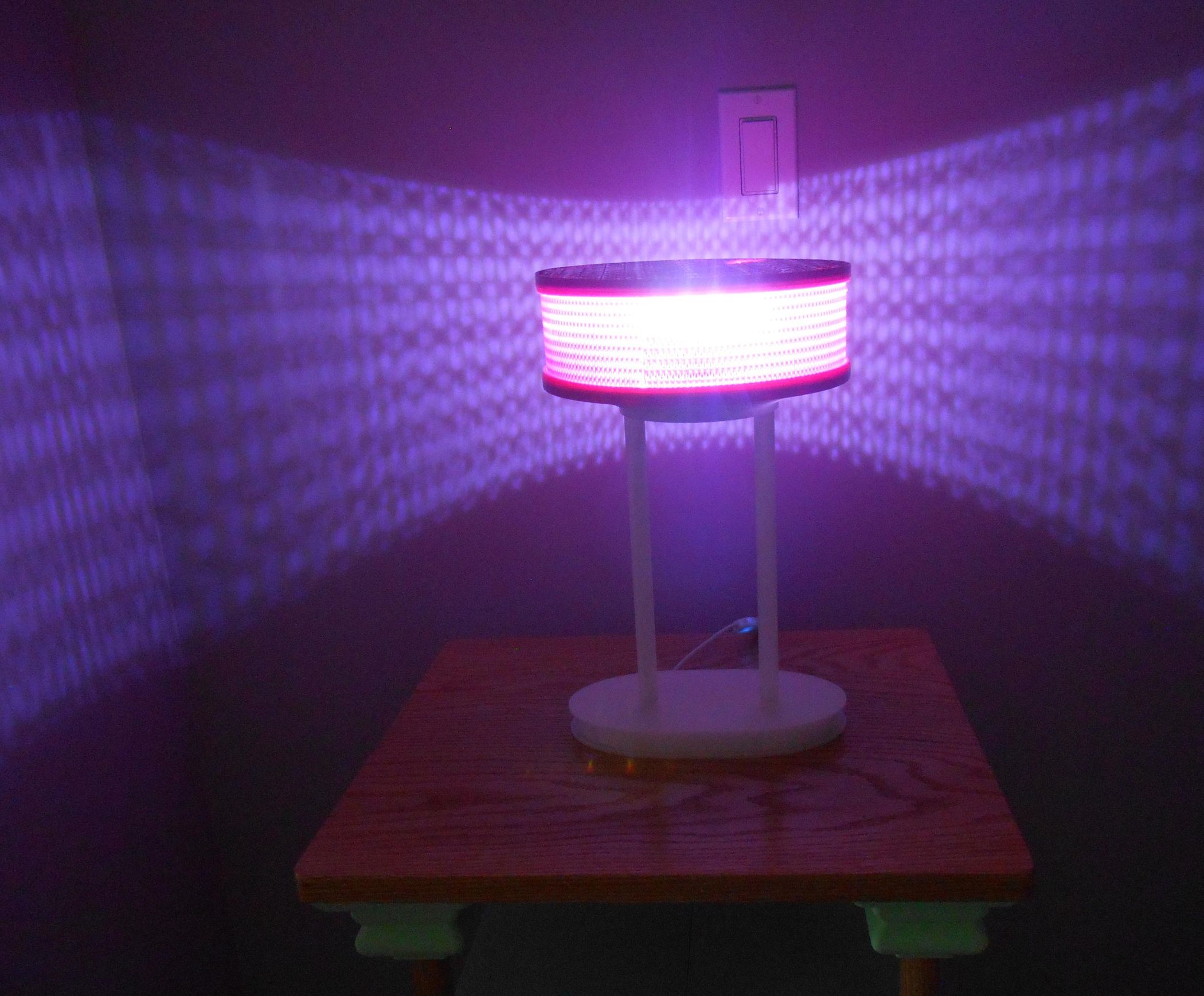 Hinge Shade Empty Filament Spool Lamp : 5 Steps (with Pictures ...