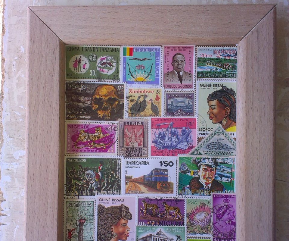 Picture frames from scrap materials