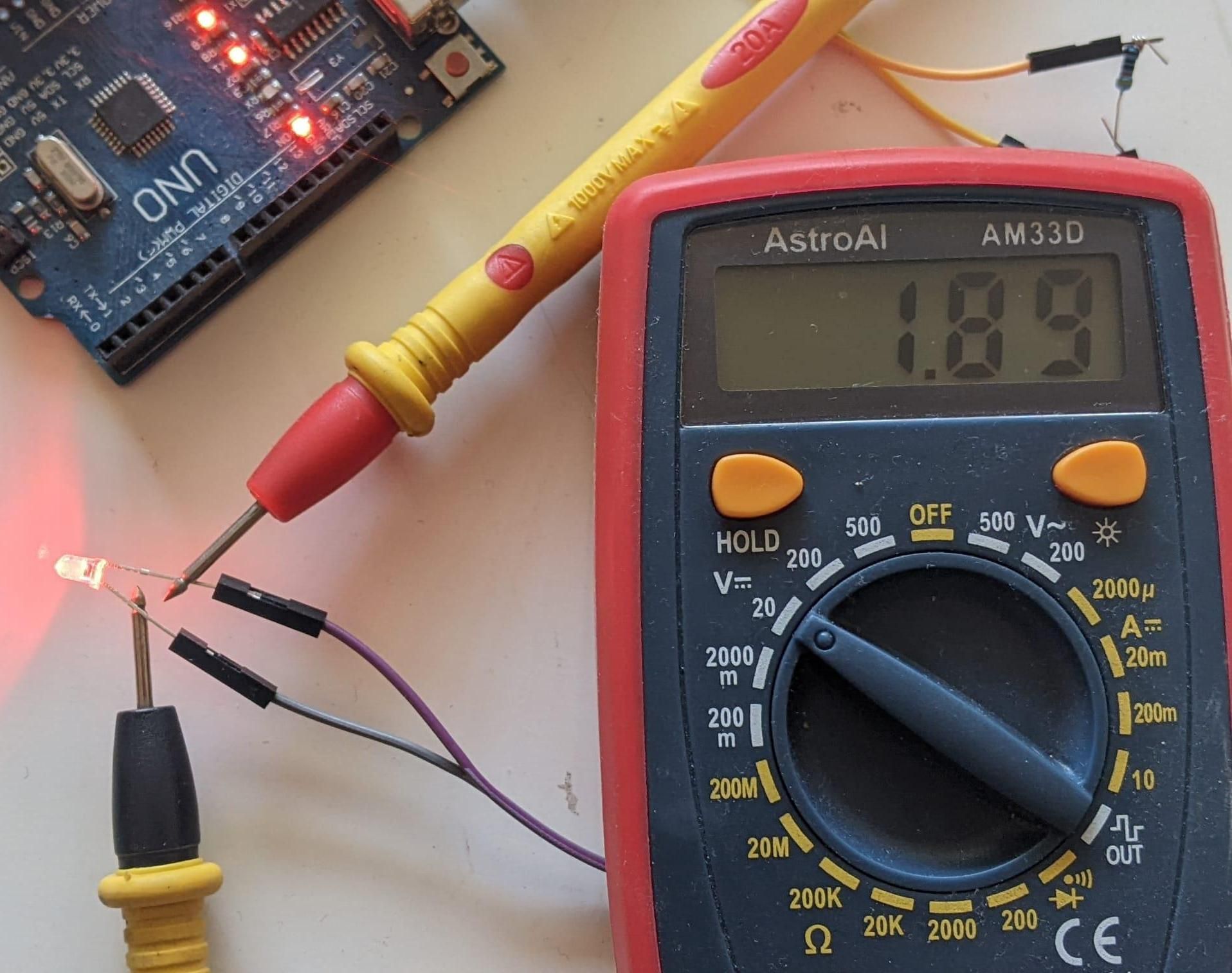 Measuring the Planck's Constant at Home Using Multicolored LEDs