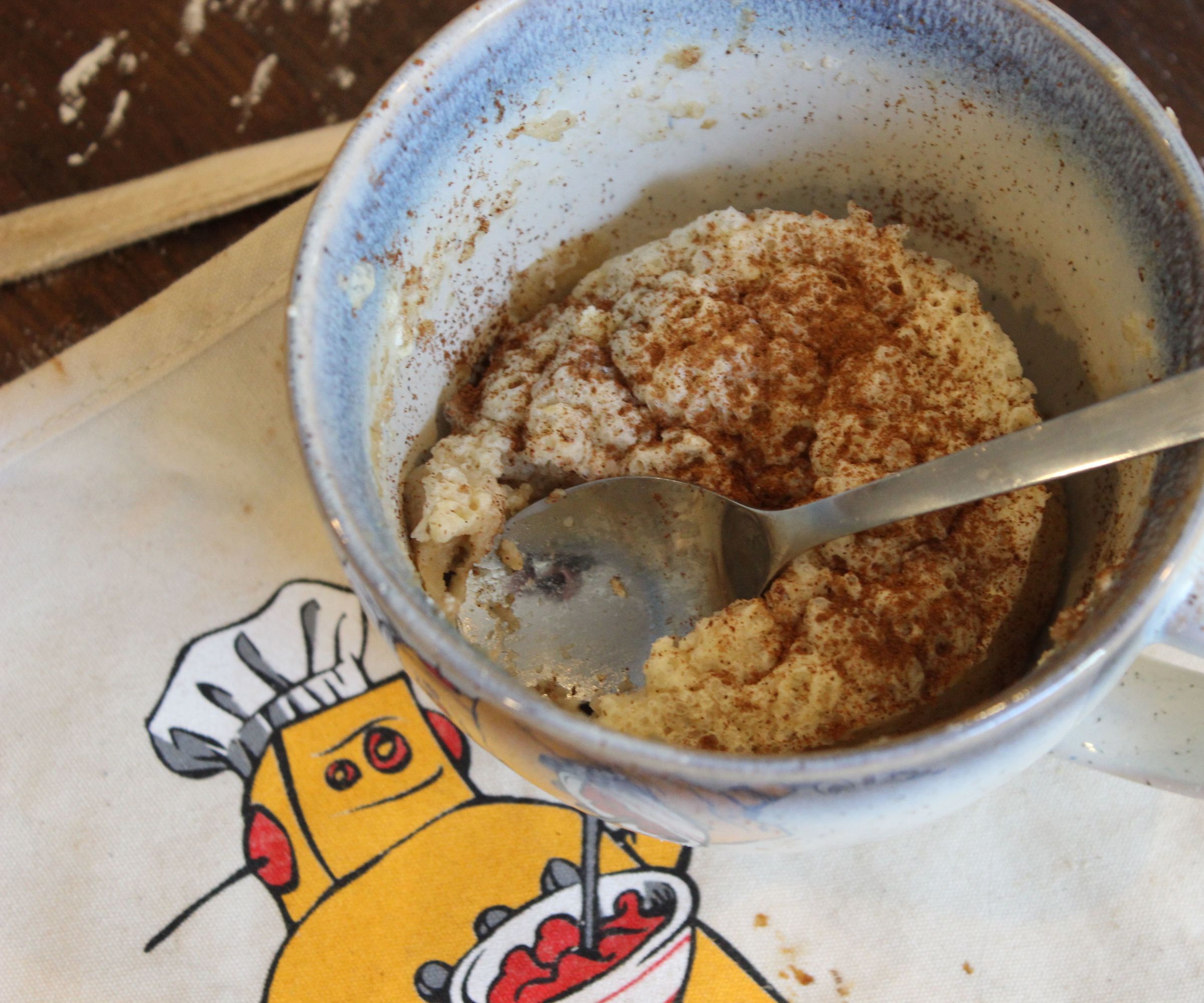 Gluten Free Buttermilk Maple French Toast Protein Mug Cake