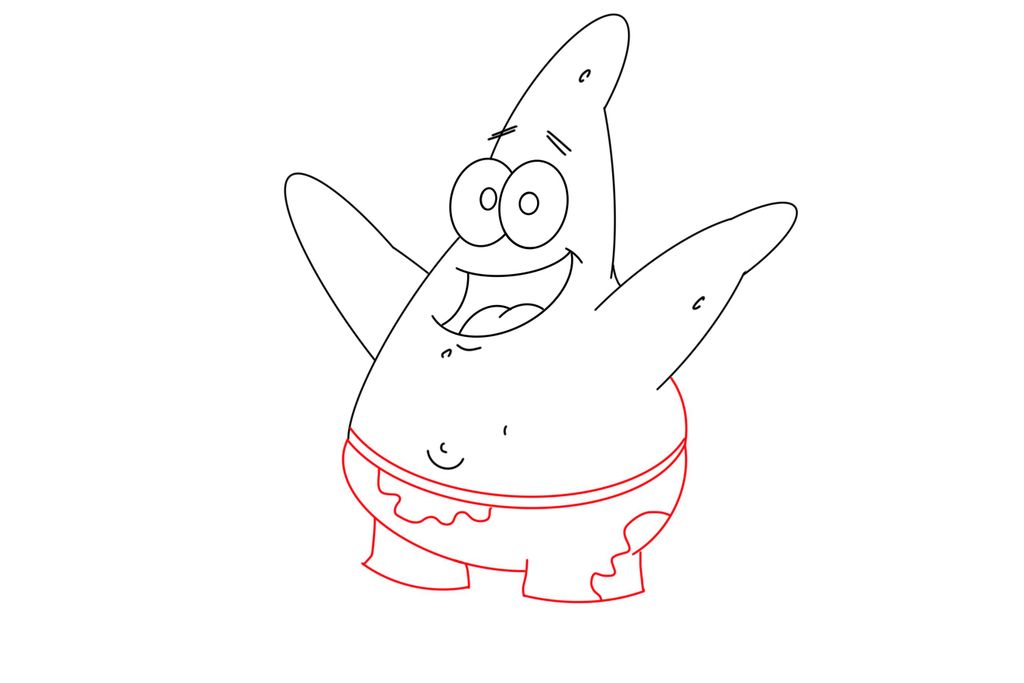 How to Draw Patrick Star Step by Step : 9 Steps - Instructables