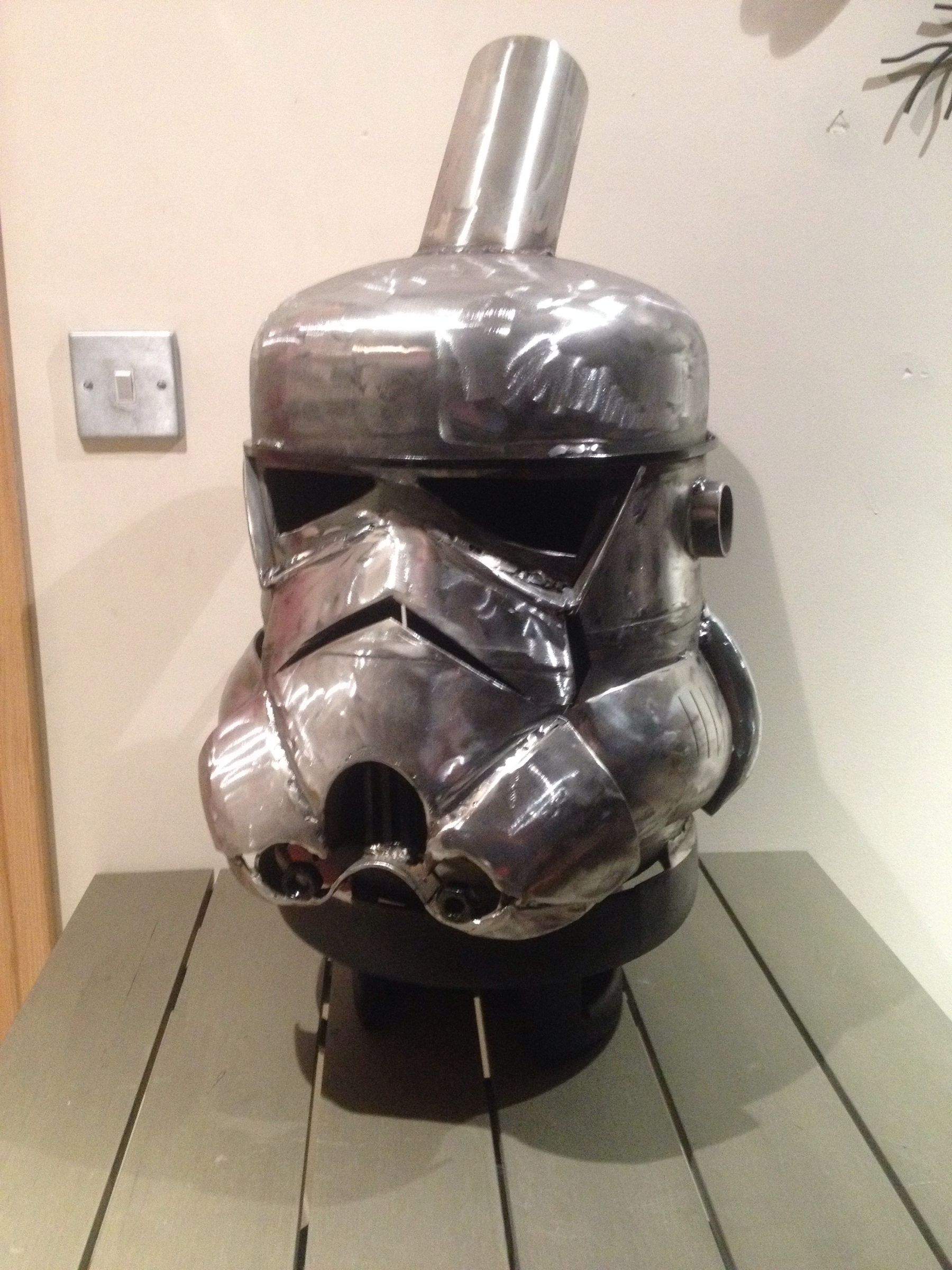 Stormtrooper Style Log Burner
