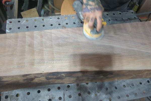 Clean Up the Milling Marks and Live Edge
