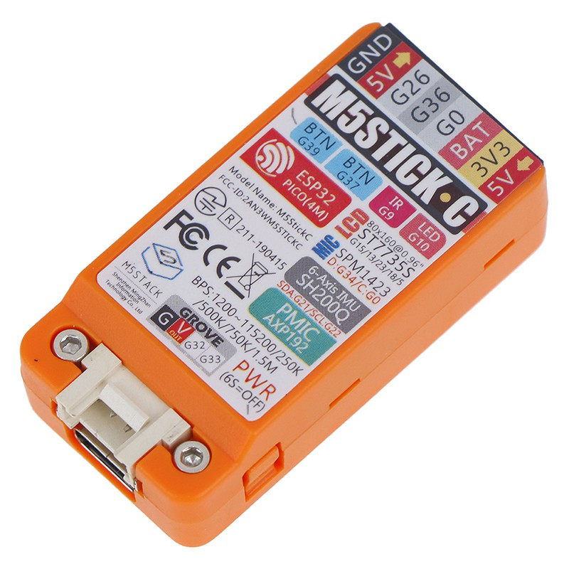 M5 Microcontroller How to Program ESP32 M5Stack StickC With Arduino IDE and Visuino : 12 ...