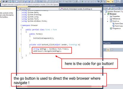 How to Create a Web Browser in C# Visual Studio : 11 Steps - Instructables