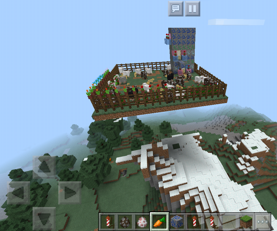 Minecraft Floating Mountain Island