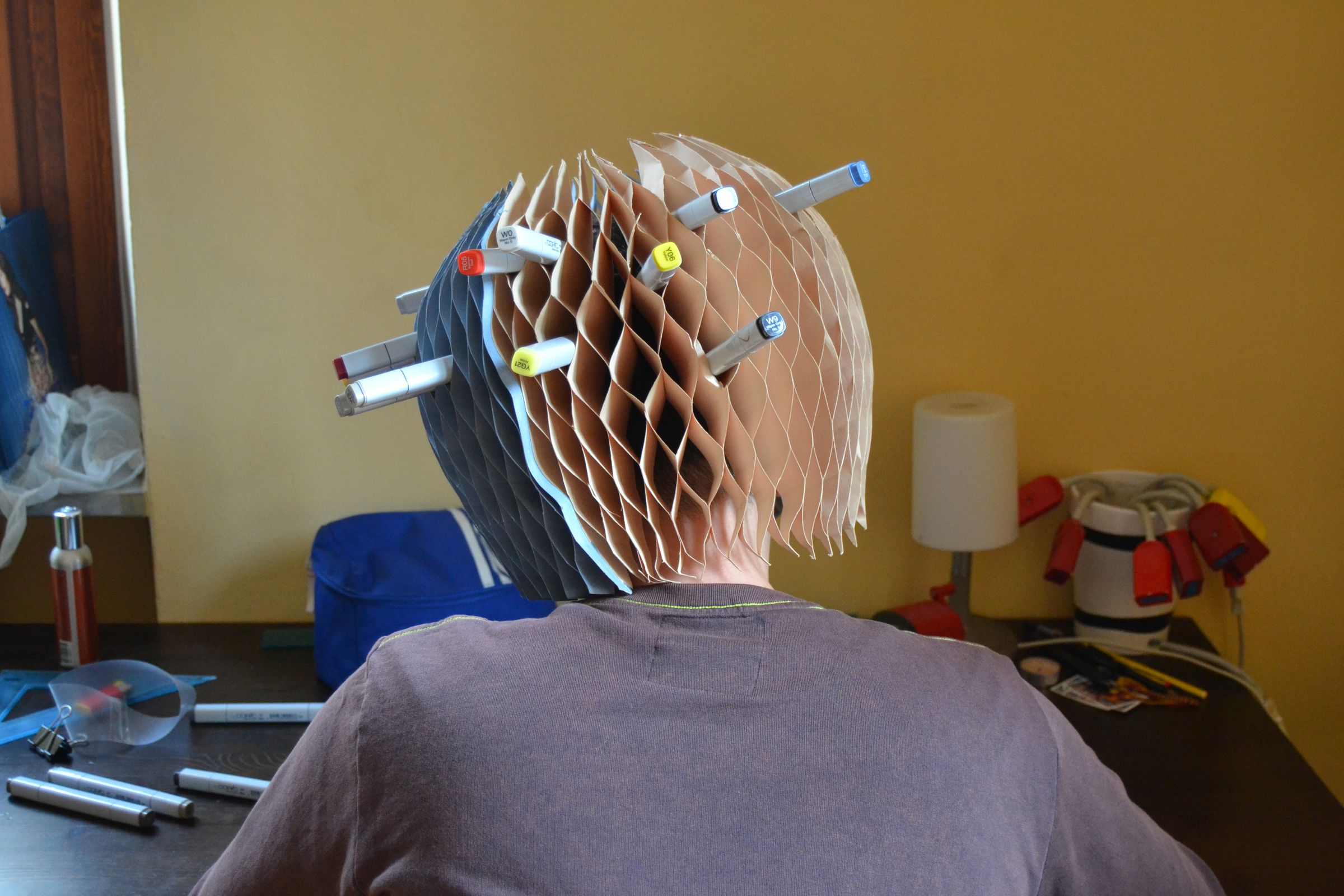 Marker-helmet!