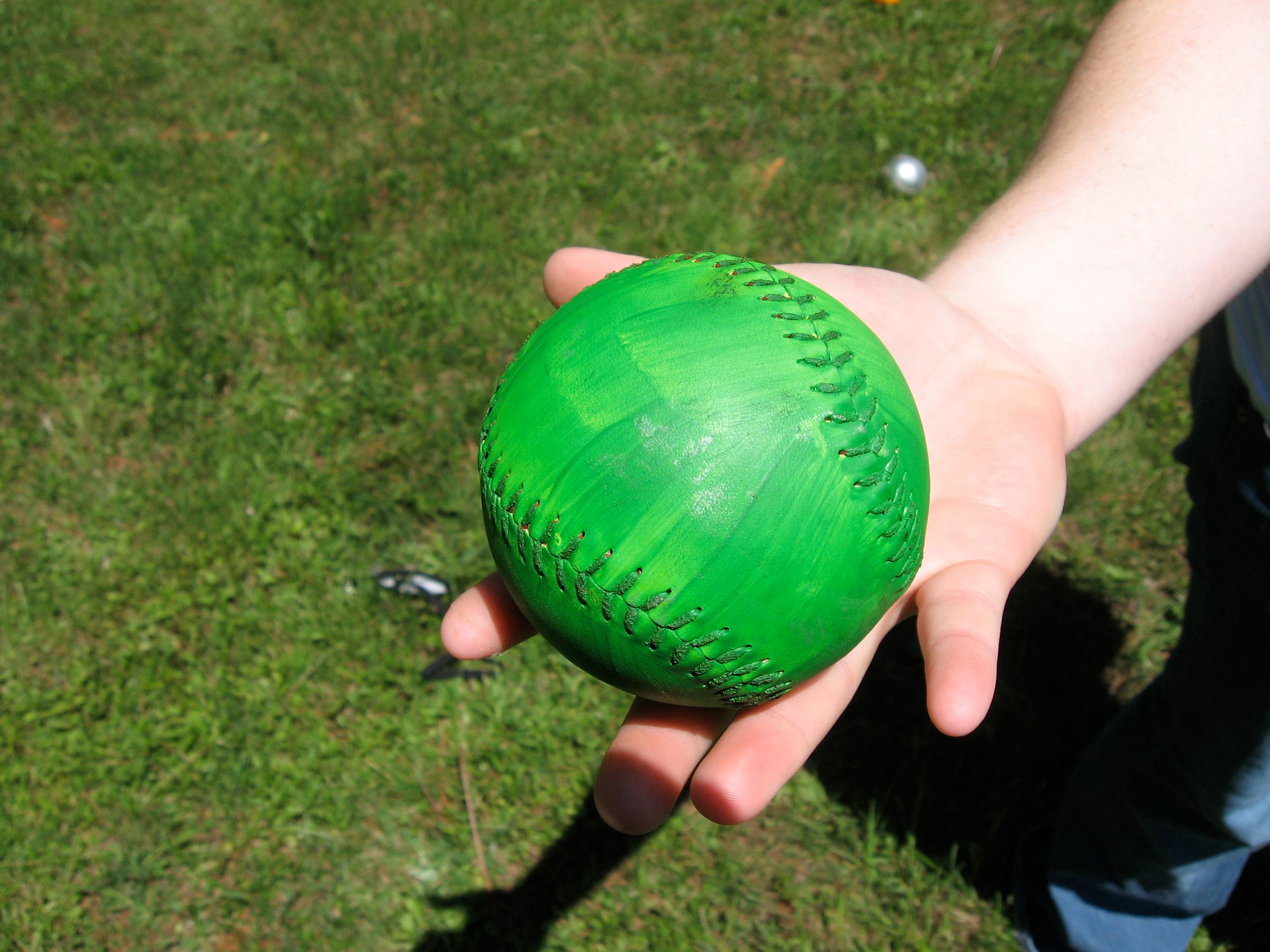 Colored Softballs Impoving Batting Average 7 Steps Instructables