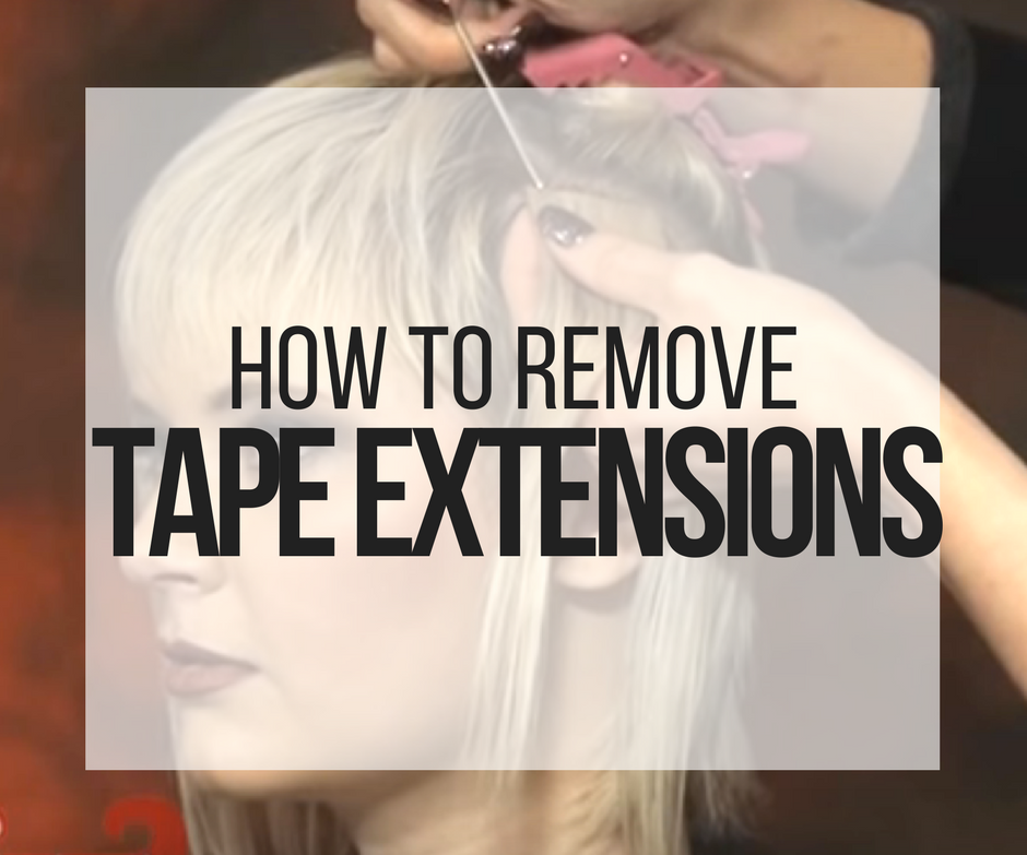 How to Remove Tape Extensions