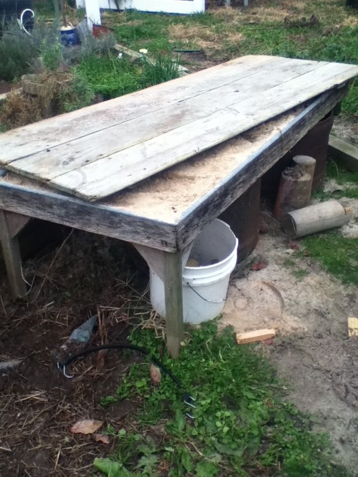 Work Table and Sandbox