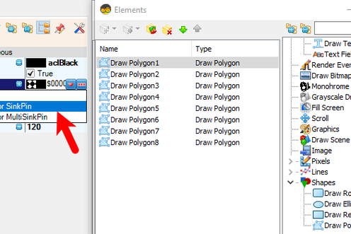 In Visuino Set the Display In Visuino Set the Display