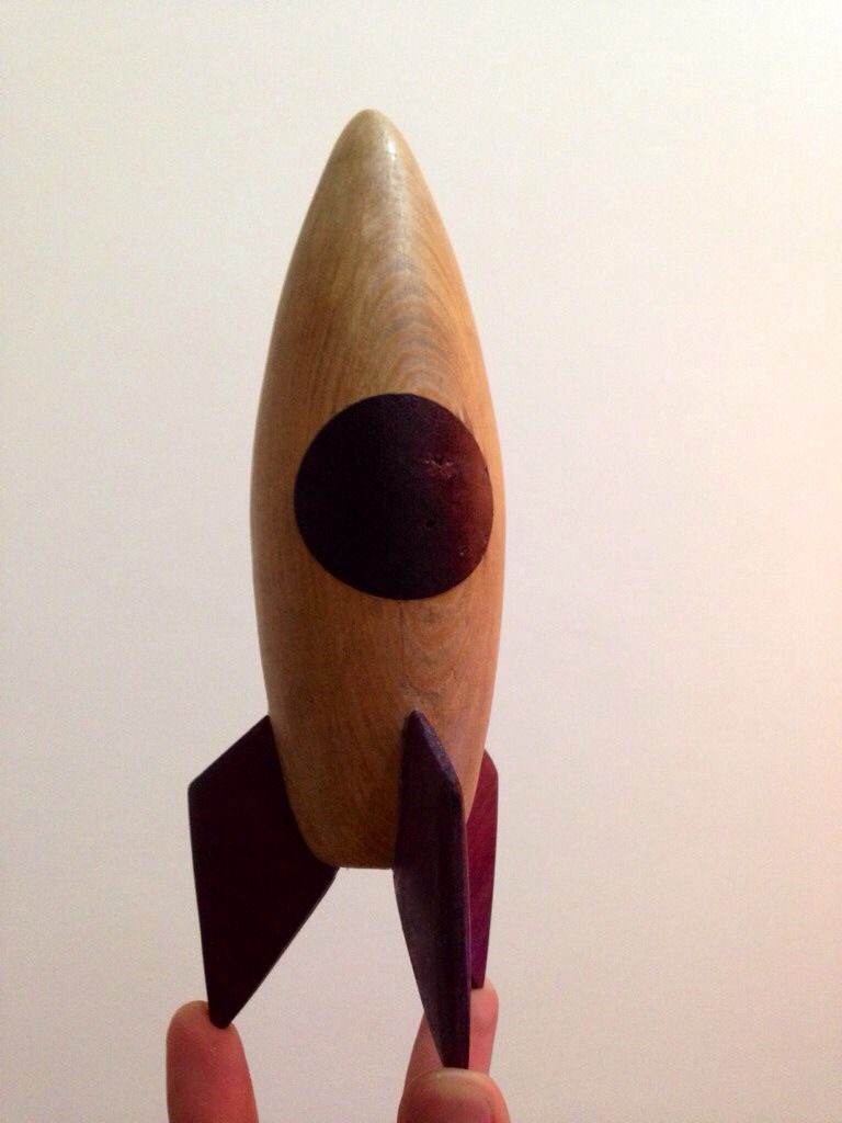 Wood Toy Rocket