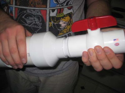 Attaching the Ball Valve
