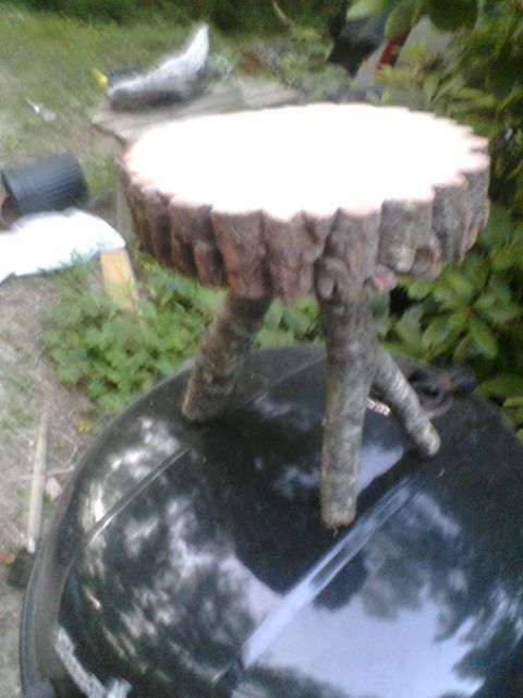 How to Make a Rustic Table From Firewood
