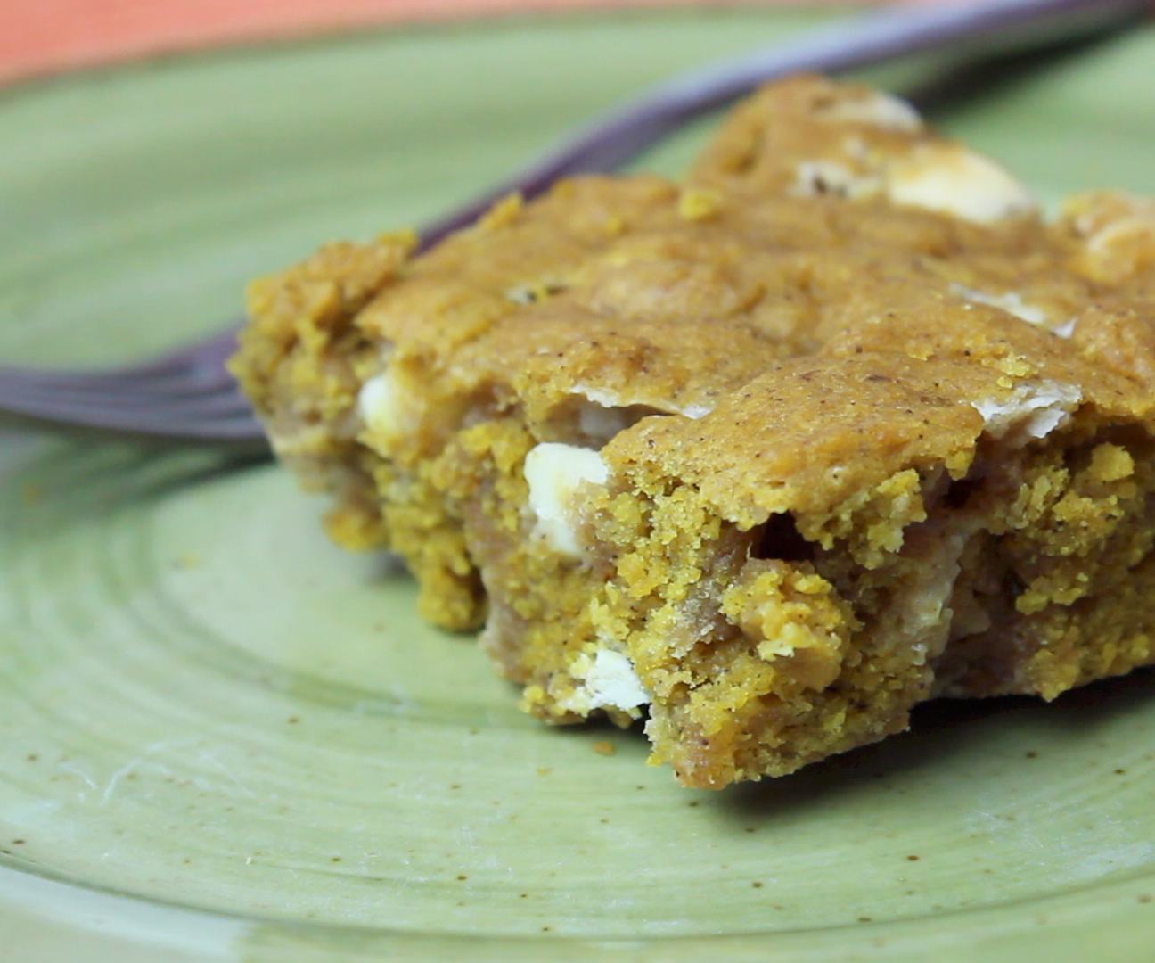 Pumpkin and White Chocolate Bars