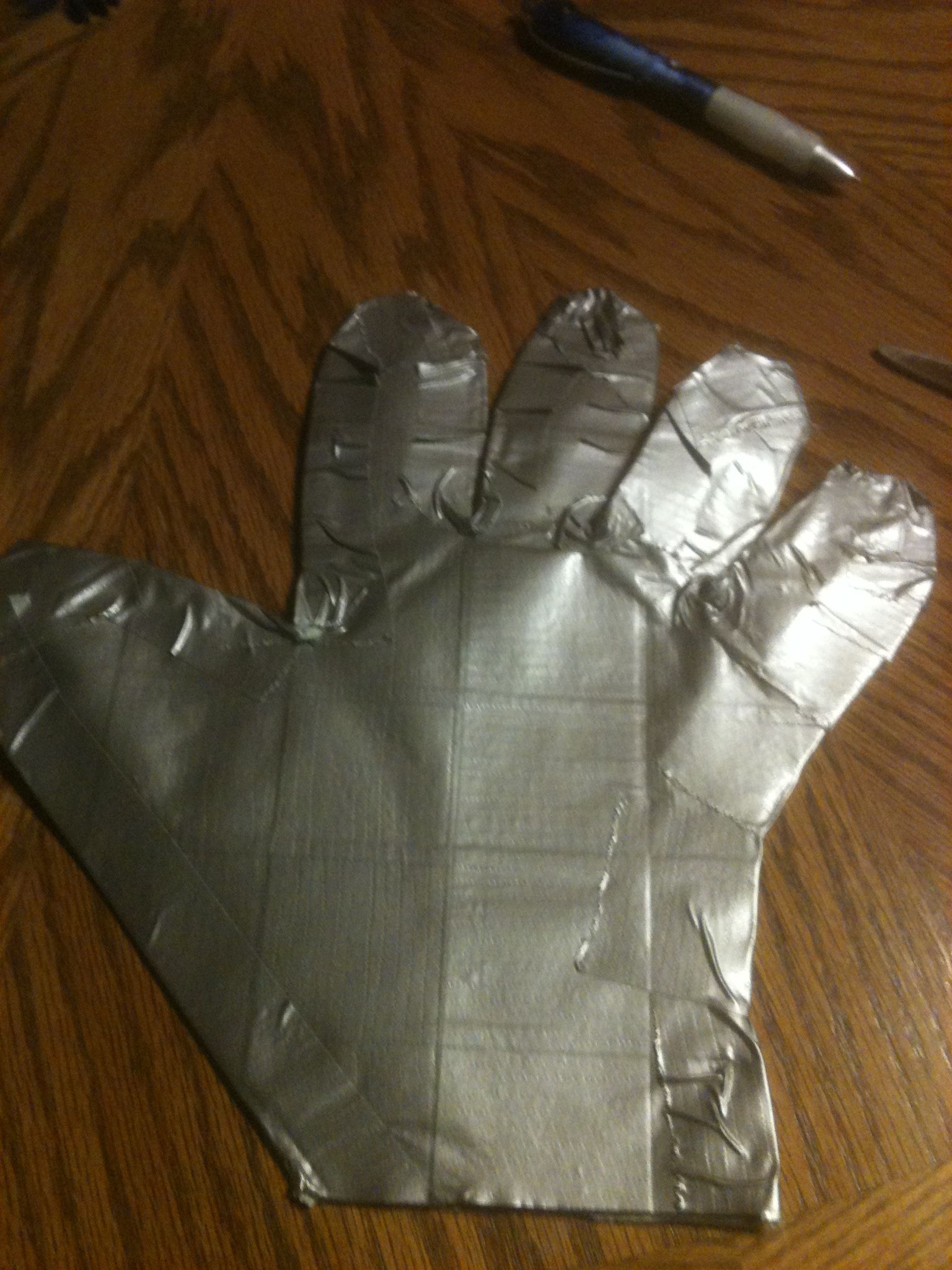 Duct Tape Baseball Glove 6 Steps Instructables