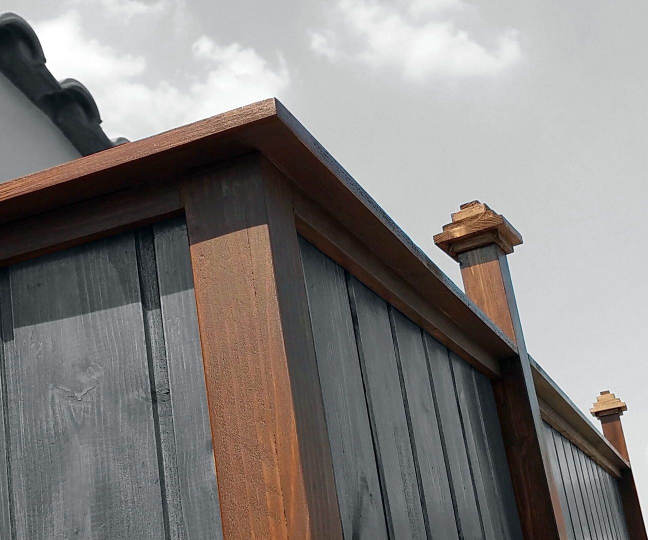 Luxurious Outdoor Shower - Part 3 [Wall Details & Post Caps] 