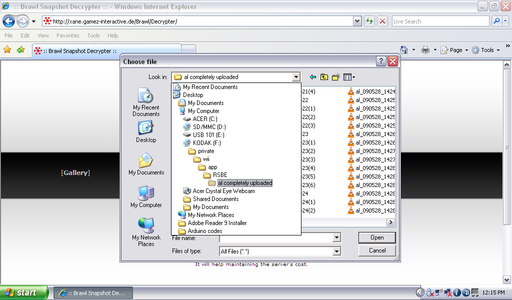Find the Snapshot Folder