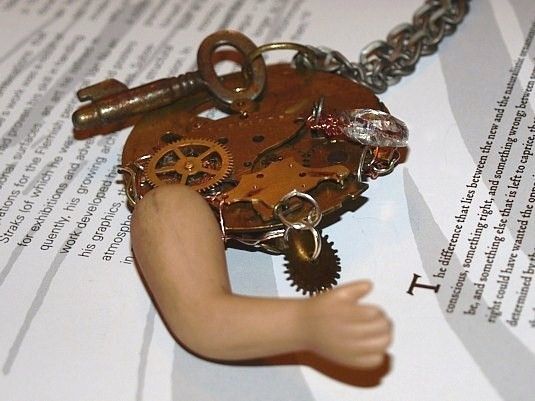 Avant Garde Dolly Assemblage Necklace