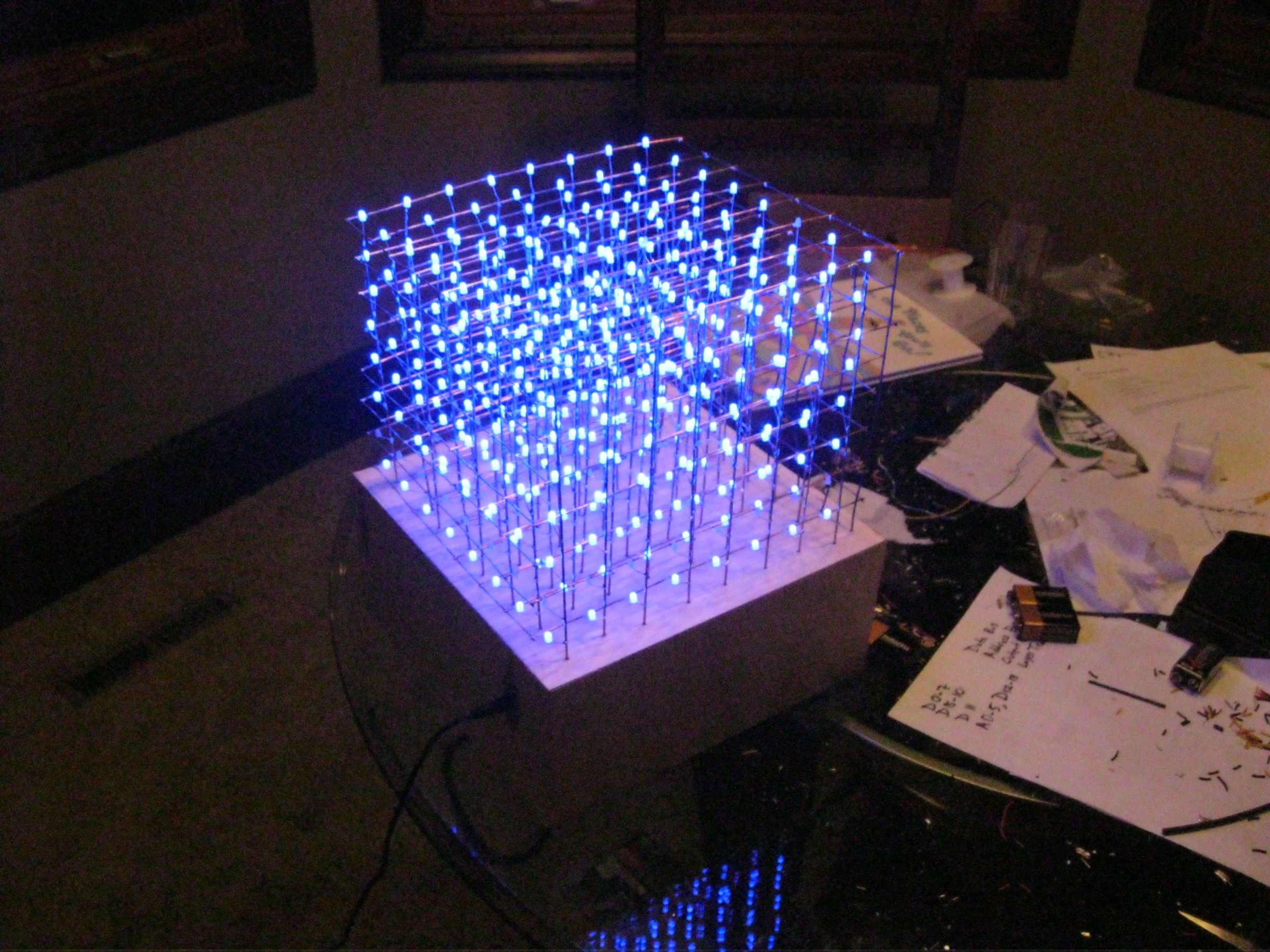 Share: My LED Cube 8x8x8