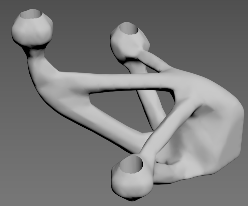 Freeform Candle Holder Using TopOpt 3D