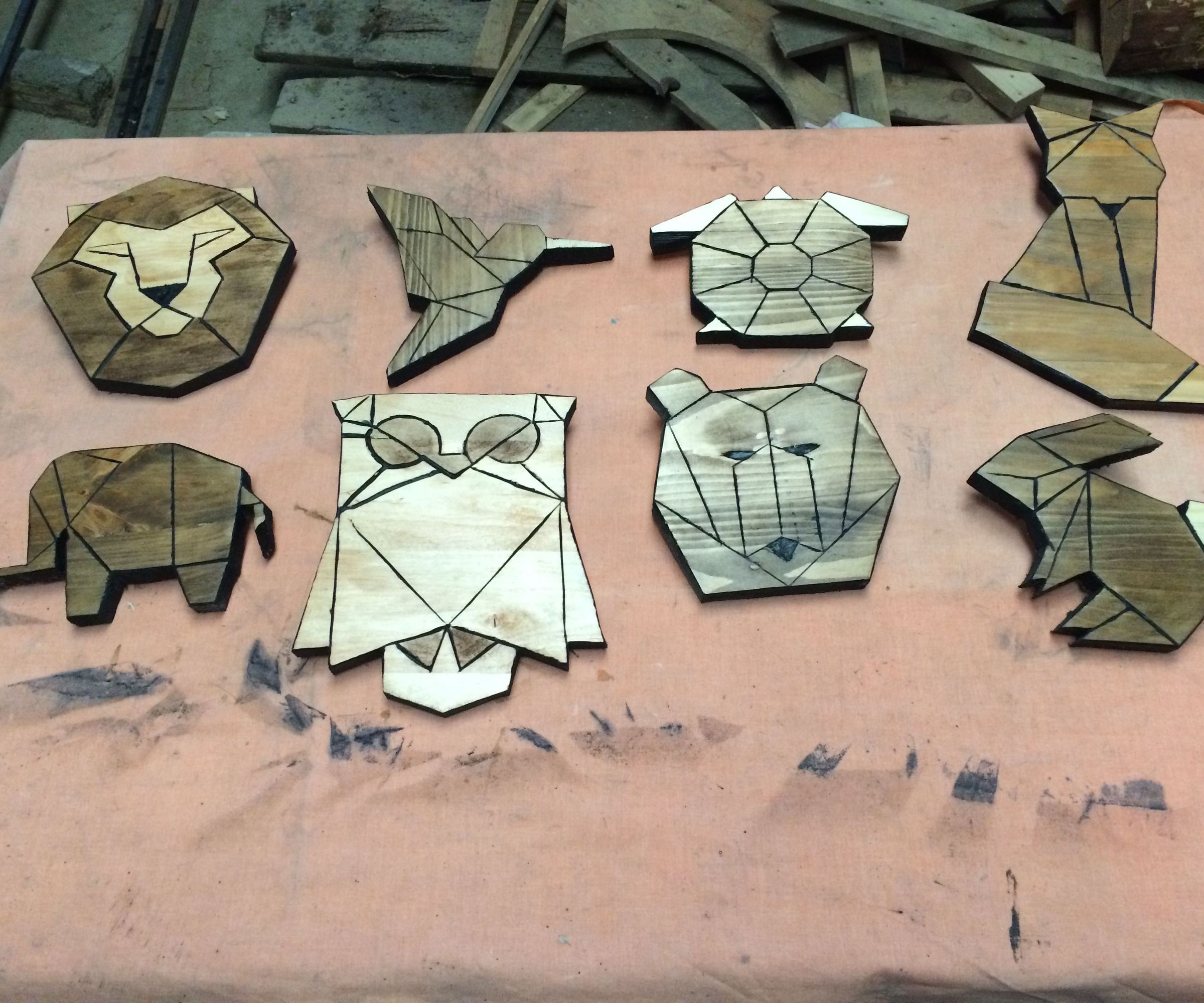 Geometric Animal Ornament