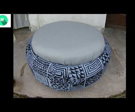 Old Car Tire Stool/Chair/Table