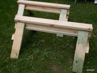 Heavy Duty I-Beam Saw Horses